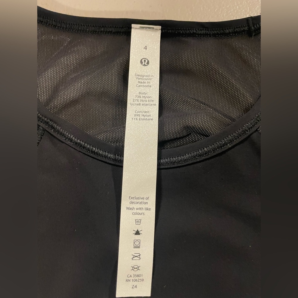 Lululemon Black Sculpt Tank - Picture 4 of 4